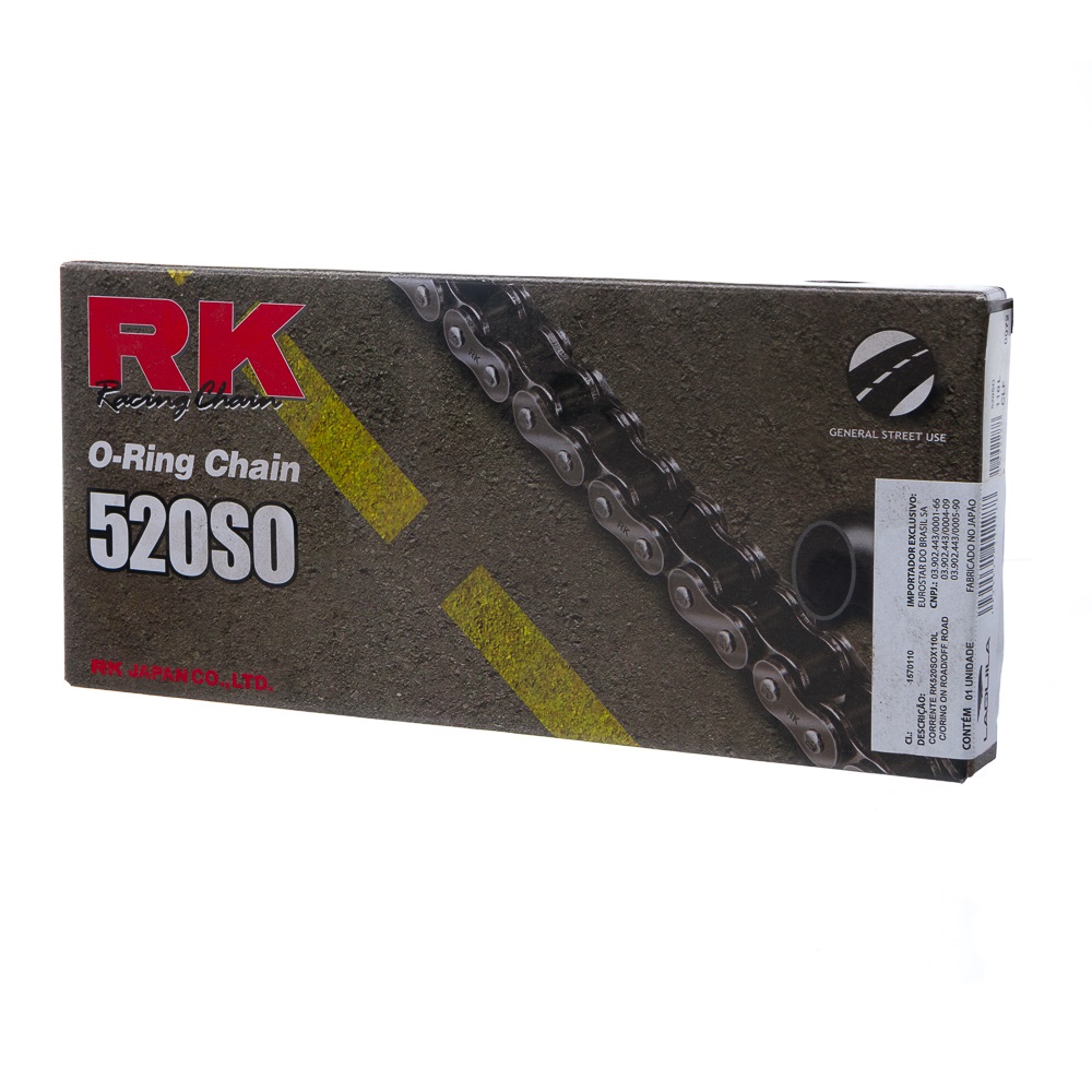 Corrente Rk 520sox110l C/oring E Emenda R...